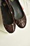 Z726243404 Brown Fabric Women's Ballerinas - 2