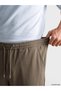 Beige Loose Fit Men's Sweatpants - 4