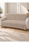 Premium Dot Based Wave Patterned Sofa Cover Sofa Bed Cover Textured Sponge-Free Sofa Wrap - 4