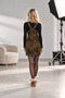 Women's Camouflage Patterned Strappy Stretchy Mini Dress - 3