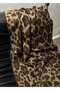 Leopard Patterned Shawl Scarf - 3