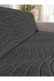Premium Dot Based Wave Patterned Sofa Cover Sofa Bed Cover Textured Sponge-Free Sofa Wrap - 3