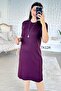 Crew Neck Knitwear Dress 7K124 - 4