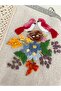 23x15 cm bird's nest themed 100% hand-embroidered linen lightweight vintage bag - 2