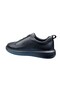 Large Size Leather Sports Shoes Black - 2