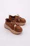 26K335 Camel Suede Women's Sneaker - 5