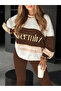 Women's Nevermind Printed 3-Color Crew Neck Sweatshirt - 3