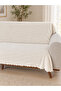 Premium Dot Based Wave Patterned Sofa Cover Sofa Bed Cover Textured Sponge-Free Sofa Wrap - 5