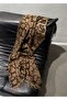 Leopard Patterned Shawl Scarf - 4
