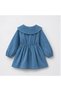 Girl's 1-4 Years Old Denim Dress with Bow + Cloth Bag - 4