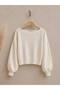 Cream Boat Neck Sweater - 2