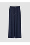 Two Mt Shop Quality Lcw Everyday Navy Blue Diving Fabric Plain Comfortable & Relaxing Women's Sweatpants
