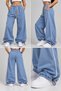 Y2K Baggy Stripe Detailed Trousers Tracksuit - 2