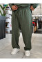 Khaki Washed Pipe Leg Sweatpants Rsp