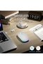 فأرة لاسلكية هالبيلت قابلة للشحن، محمولة وصامتة، تعمل بمنفذ USB-A وType-C، وضعية لاسلكية مزدوجة مع 3 إعدادات قابلة للتعديل - 5