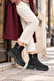 Women's Fur Lined Zippered Non-Slip Thermo Sole Winter Boots