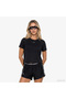 Velociti Women's Black Polo Neck T-Shirt