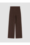 Two Mt Shop Quality Lcw Modest Brown Interlock Plain Standard & Regular Women's Sweatpants - 6