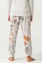 Girl's Soft Green Waiter Pajama Bottoms - 4