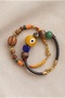 Handmade Glass Beaded Detailed 2-Piece Bracelet - 2