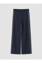 Two Mt Shop Quality Lcw Modest Navy Blue Interlock Plain Comfortable & Relaxing Women's Sweatpants - 6