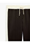 Color Blocked Pocketed Waist-Tie Sweatpants - 3