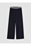Two Mt Shop Quality Lcw Everyday Navy Blue Diving Fabric Plain Standard & Regular Women's Sweatpants - 5