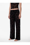 Relaxed Fit Tulle Floral Patterned Long Pajama Bottoms - 3