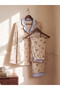 Two Mt Shop Quality Lcw Dream Ecru Combed Cotton Printed Long Sleeve Women's Pajama Set