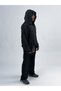 Design Dirty Stitched Hooded Black Men's Set Coc3511 - 3