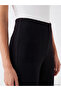 Two Mt Shop Quality Black Interlock Plain Narrow & Slim Women's Sweatpants - 3