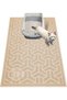 White Pvc Rectangular Carpet, Machine-Made, Featuring Anti-Slip and Stain-Resistant Properties.