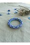 Handmade Prisoner's Bead Evil Eye Beaded Bracelet Size: Inner Diameter 4 cm - 2