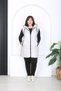 Women's Quilted Hooded Plus Size Vest