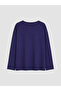 Two Mt Shop Quality Lcw Dream Blue Combed Cotton Patterned Long Sleeve Women's Pajama Set - 4