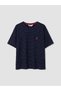 Two Mt Shop Quality Lcw Young Navy Blue Combed Cotton Polka Dot Short Sleeve Women's Shorts Pajama Set - 6