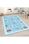 Vicexplorn Rectangular Polyester White Carpet Large Machine Made Non Slip Easy - 7