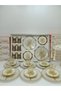 18 Piece Herenica Tea and Cake Set 6 Tea Cups 6 Tea Plates 6 Cake Plates