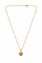 Stainless Steel Gold Colored Natural Stone Look Women's Necklace Non-Tarnish Anti-Allergic Stylish Design Necklace - 2