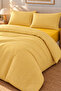 100% Cotton 160 Tc (63 Thread) Double Duvet Cover Set Yellow