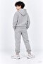Boys' Hooded Basketball Printed Winter Tracksuit Set - 5