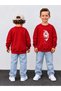 Crew Neck Sweatshirt for Boys, Printed 3-Yarn Hooded Winter Sweatshirt