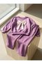 Girls' Winter Set, Thick 3-Ply, Padded Inside and Stretchy, Stylish Model, Top and Bottom Set, 2 Pieces - 7