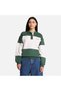 Rugby Polo Sweatshirt Women's Green Sweatshirt