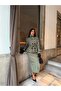 Imported Trench Coat Torino Fabric Polka Dot Pattern Belt Included Belt Detail Lined Design Suit - 7