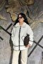 Stripe Detailed Zipper Closure Plush Jacket Sun588 - 3