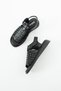 Juniper Black Women's Knitted Detailed Casual Sandals & Comfortable Anatomical Sole Velcro Summer Shoes