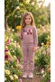 Girl's Winter Tracksuit Set Sweatshirt Bottoms Cotton Three-Thread Ribbed 3-4-5-6-7 Years Old (Please Choose One Size Larger) - 6