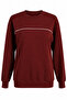 O-Neck 3 Threaded Cherry Women's Sweatshirt 27Kdt1000015