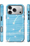Compatible with iPhone 18 Pro - Blue Tail Star, Double Layer Cover, Glossy Surface Protective Case - 2
